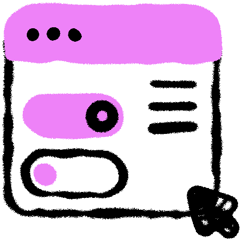 An abstracted and illustrated UI representing product teams