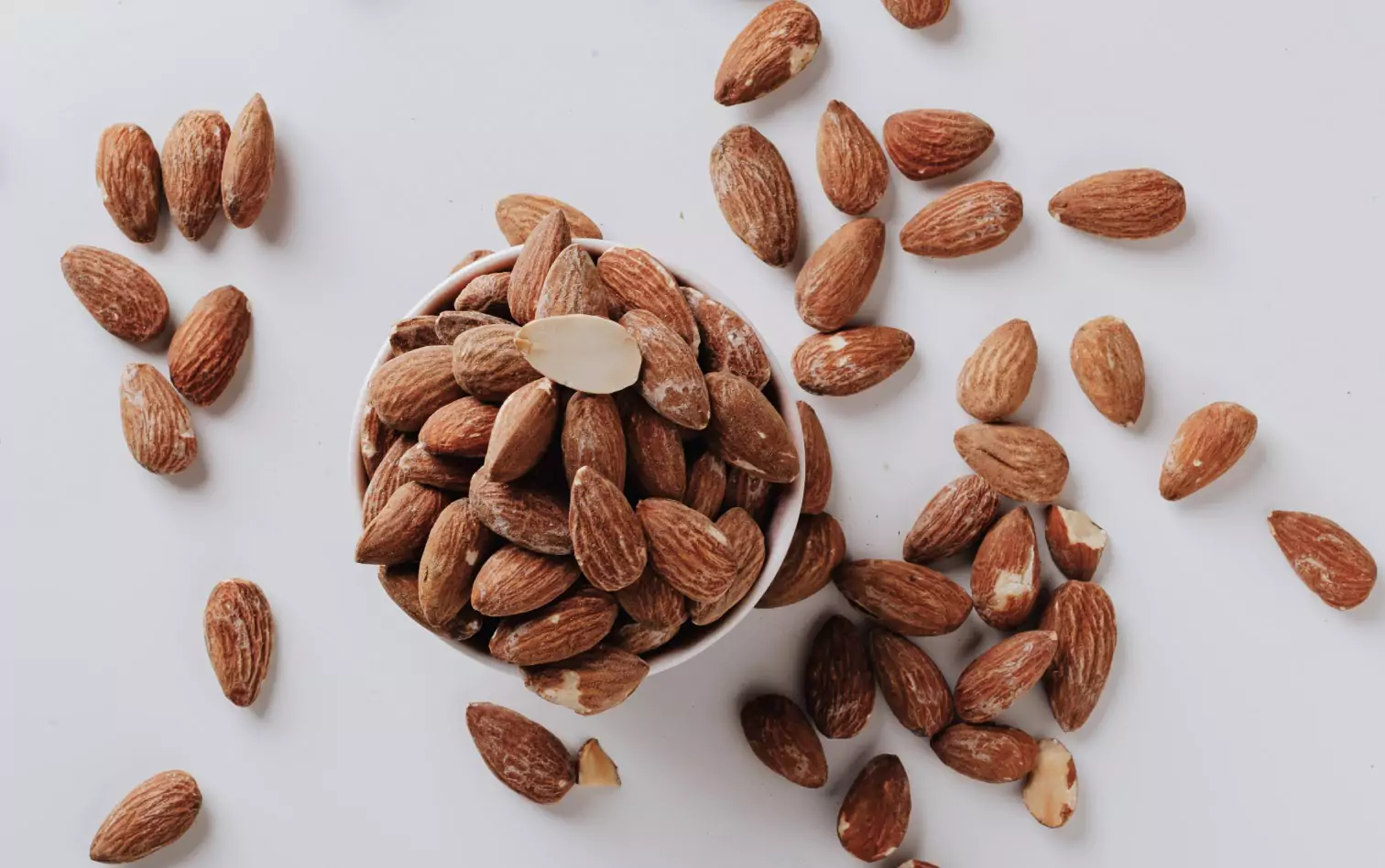 a bowl of almonds