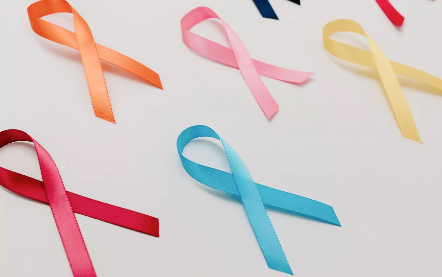 ribbons of different colours