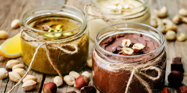 jars of nut butter