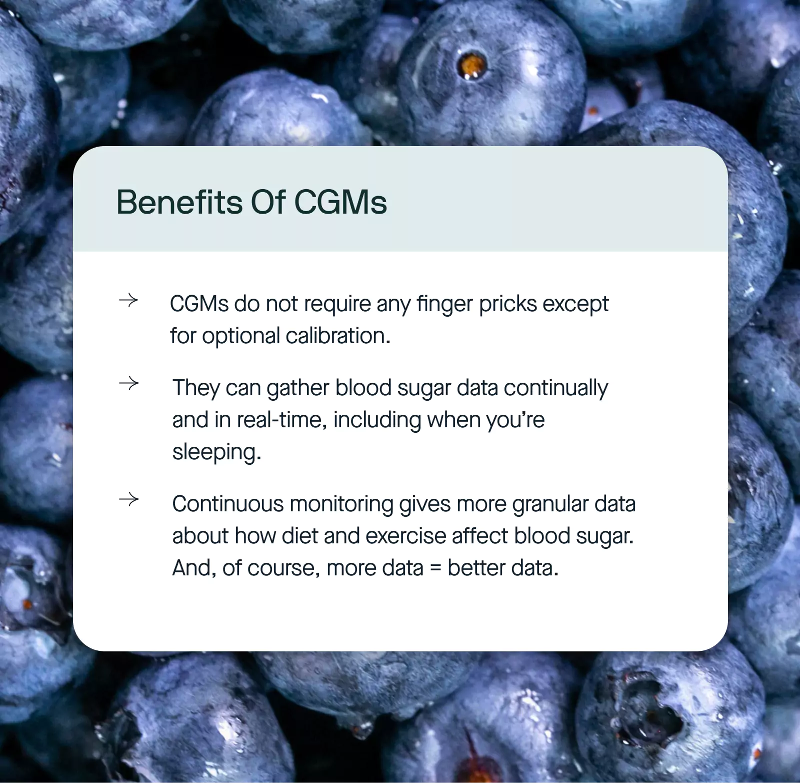 benefits of cgm graphic