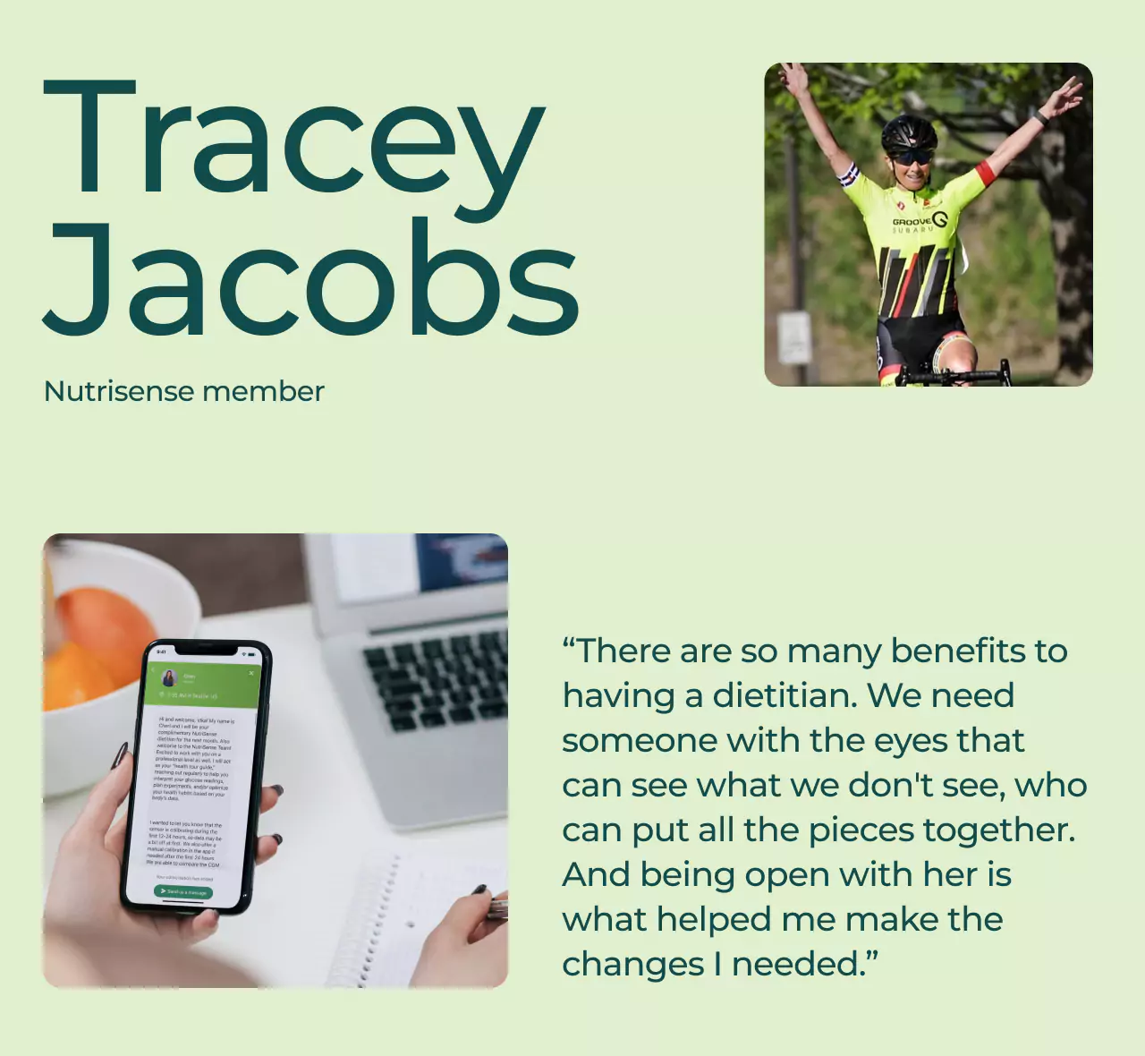 nutrisense member quote