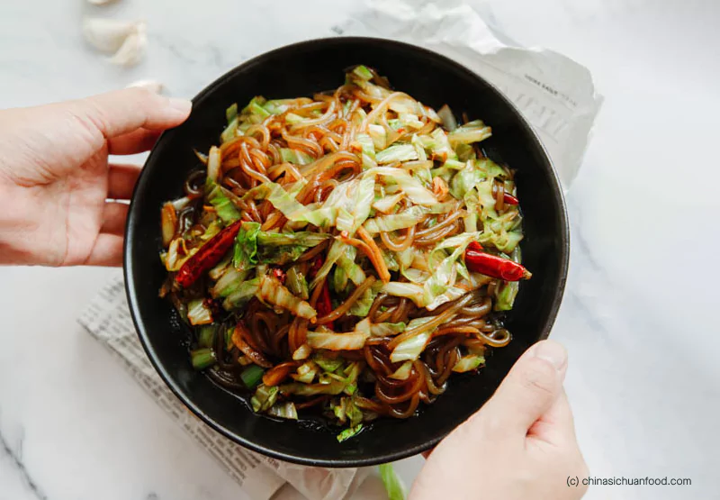 Starch Noodles Stir Fry