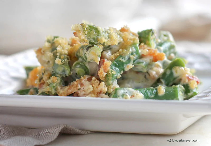 Keto green bean casserole