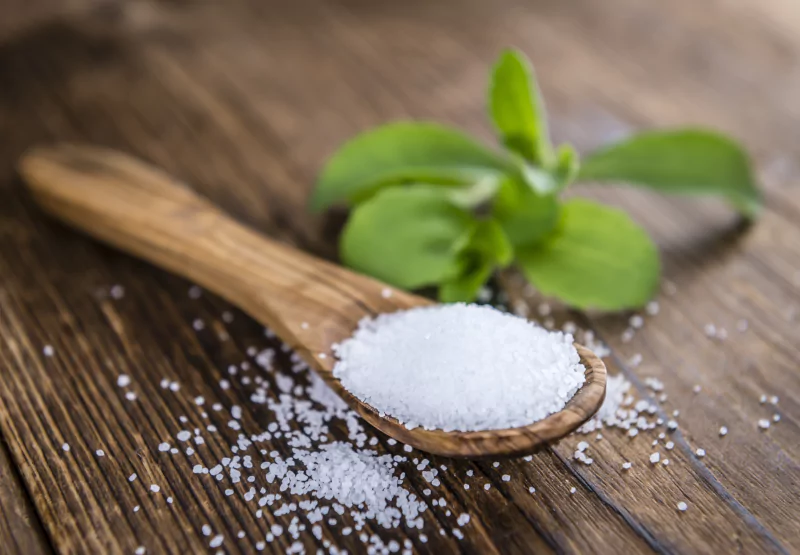 Stevia versus allulose