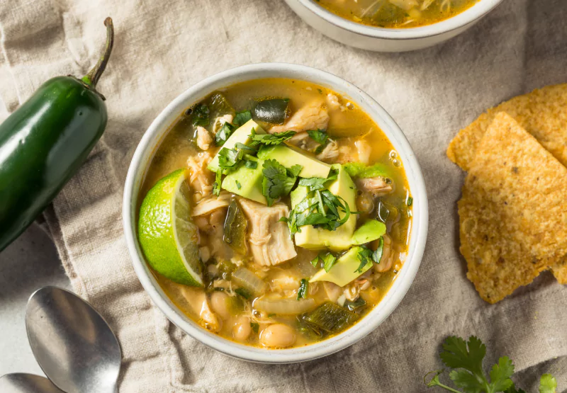 salsa verde chicken soup