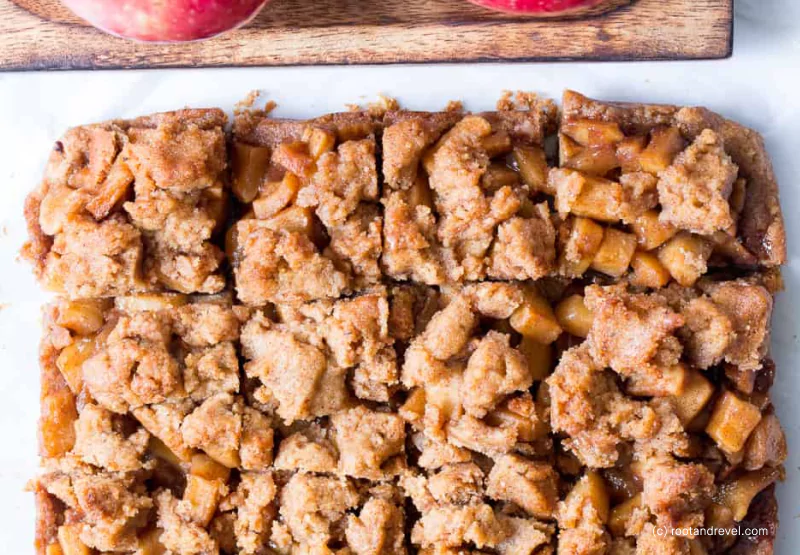 paleo pple pie bars