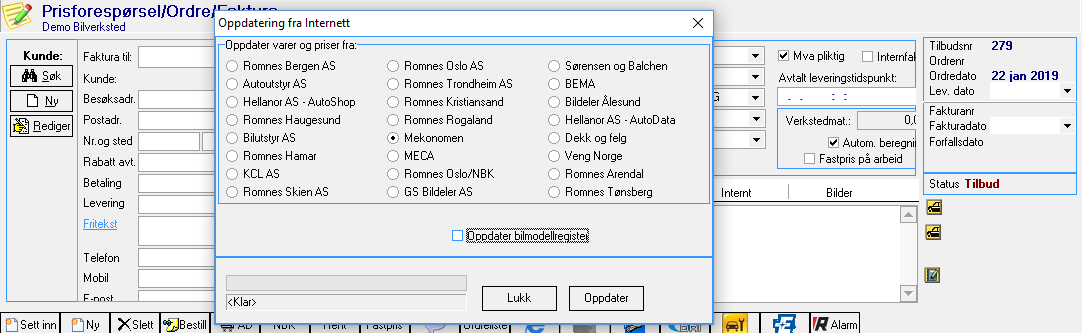Import for Future Verksted