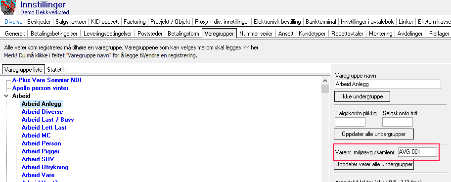 Valg av undervare i Future Dekk