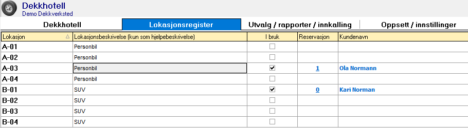 Lokasjonsregister i Future