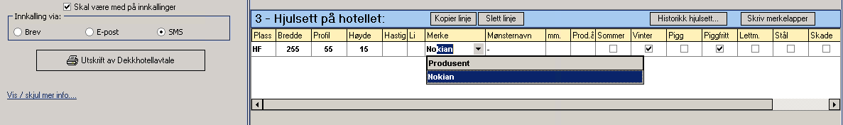 Hjulsett på hotellet