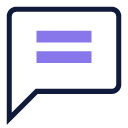 Talk Bubble Contact Icon