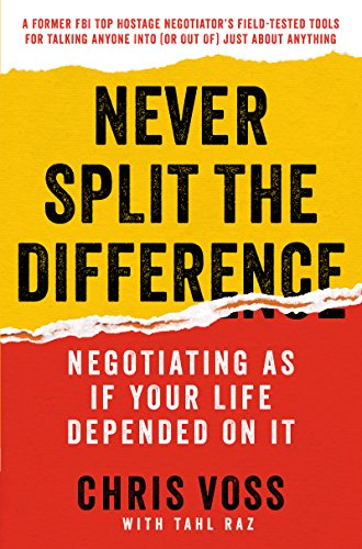 Front page of Never Split the Difference