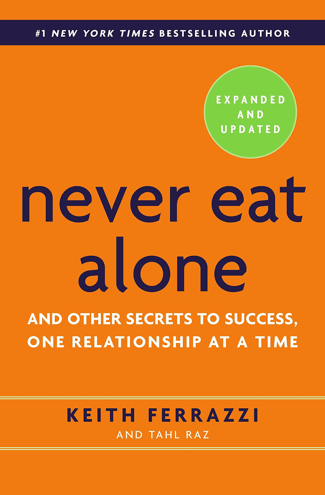 Front page of Never Eat Alone