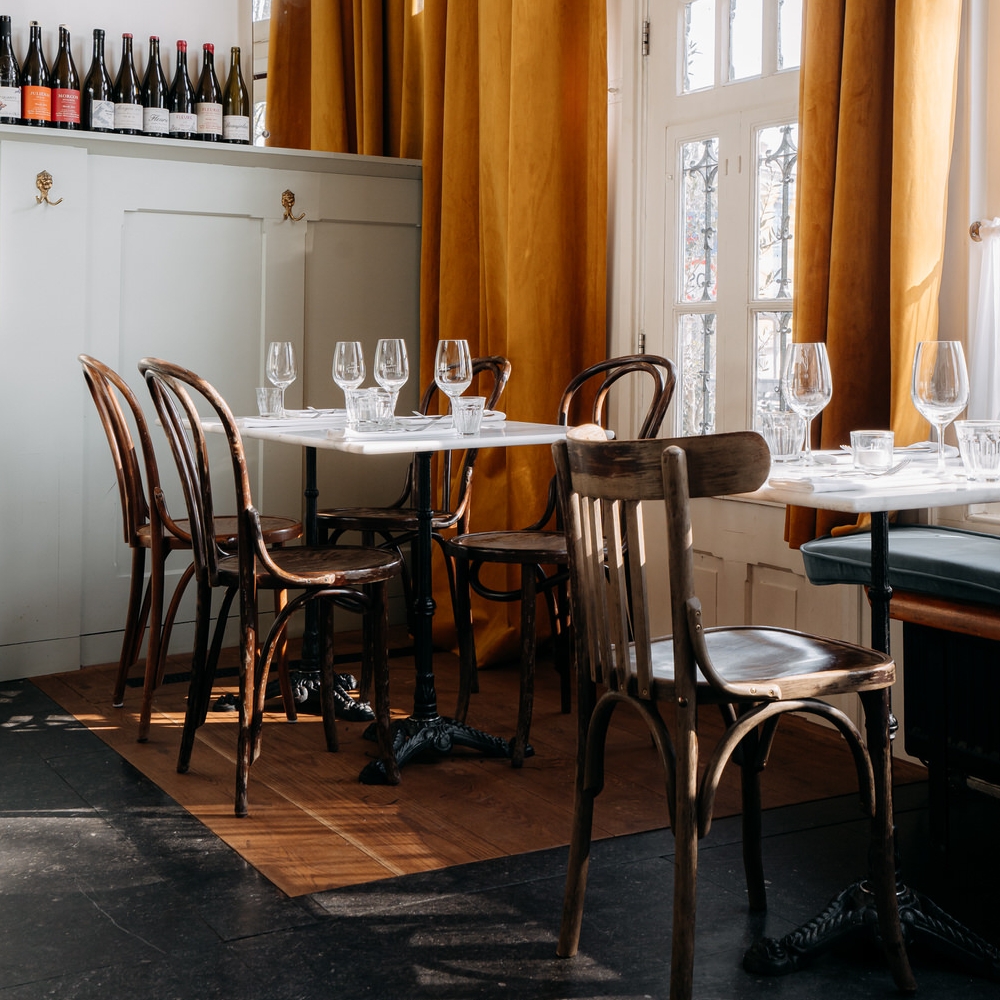 Interieur van restaurant de Gouden Reael