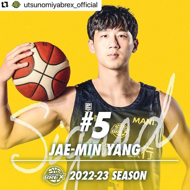 일본챔피언' 우츠노미야 합류한 양재민, KBL 챔피언 SK와 격돌