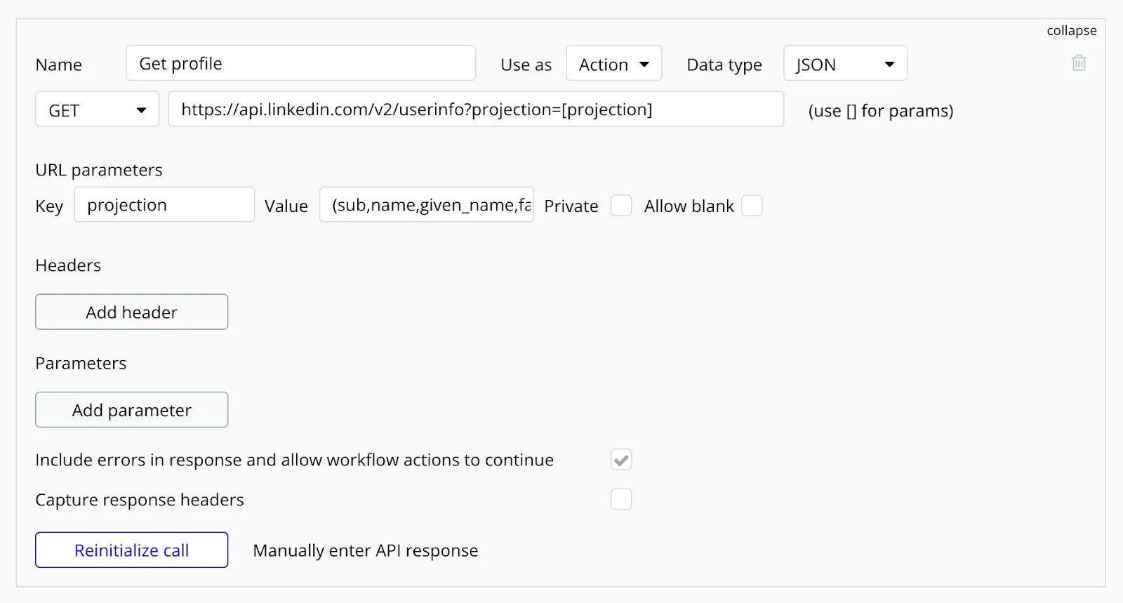 ‘Sign In with LinkedIn’ in Bubble app: how to get user data