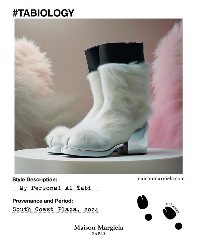 maison margiela fur boots