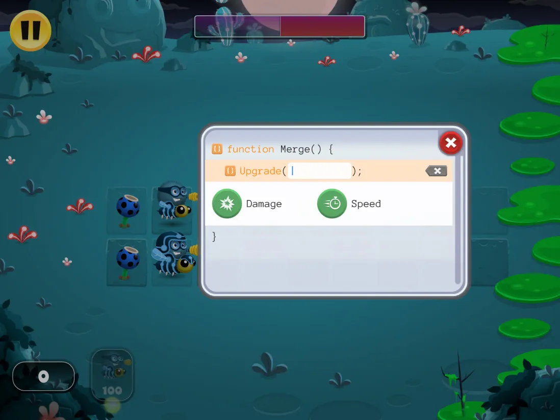 Kodable Bug World game screenshot