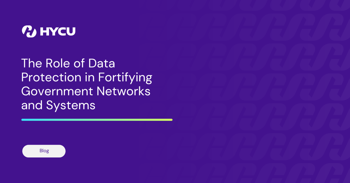 The Role of Data Protection in Fortifying Government Networks and Systems