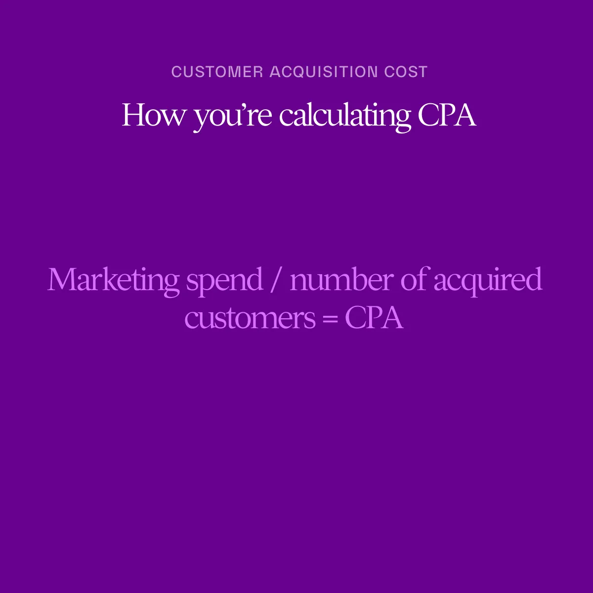 CPA Meaning Measuring Your Marketing Efficiency
