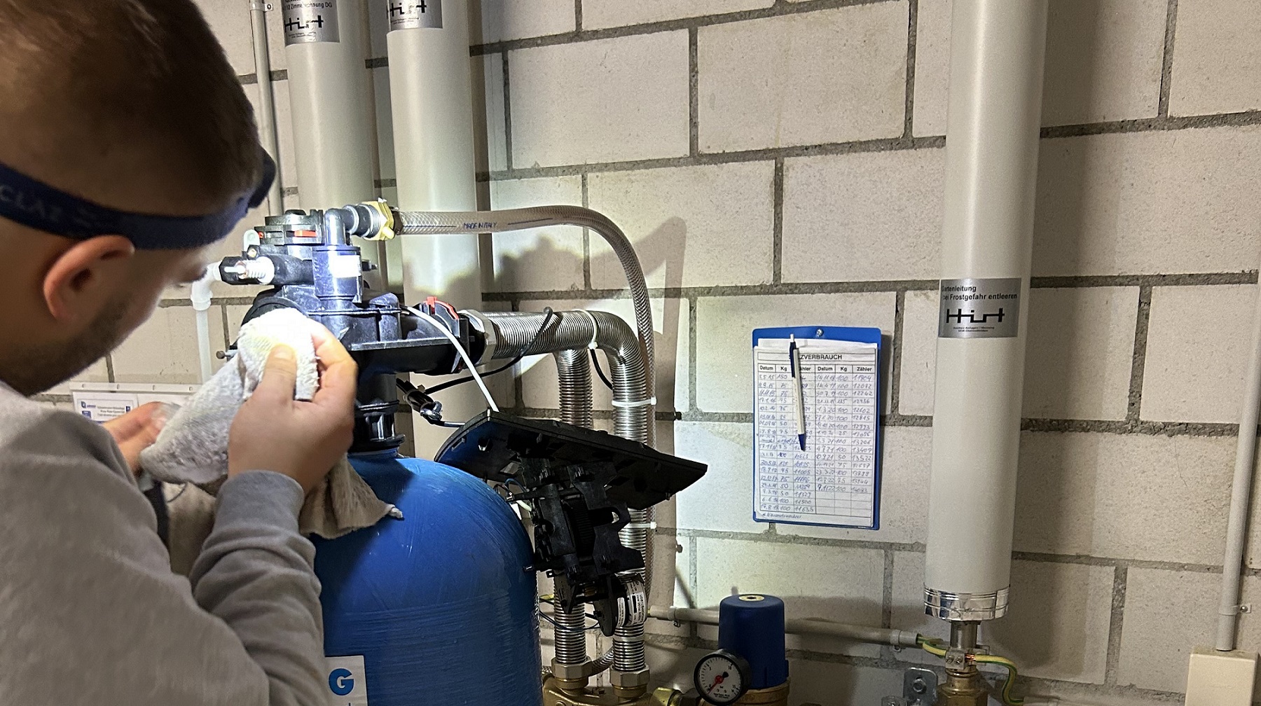 Service von Enthärtungsanlagen, Entkalkungsanlagen, Wechsel von Wasserfilter