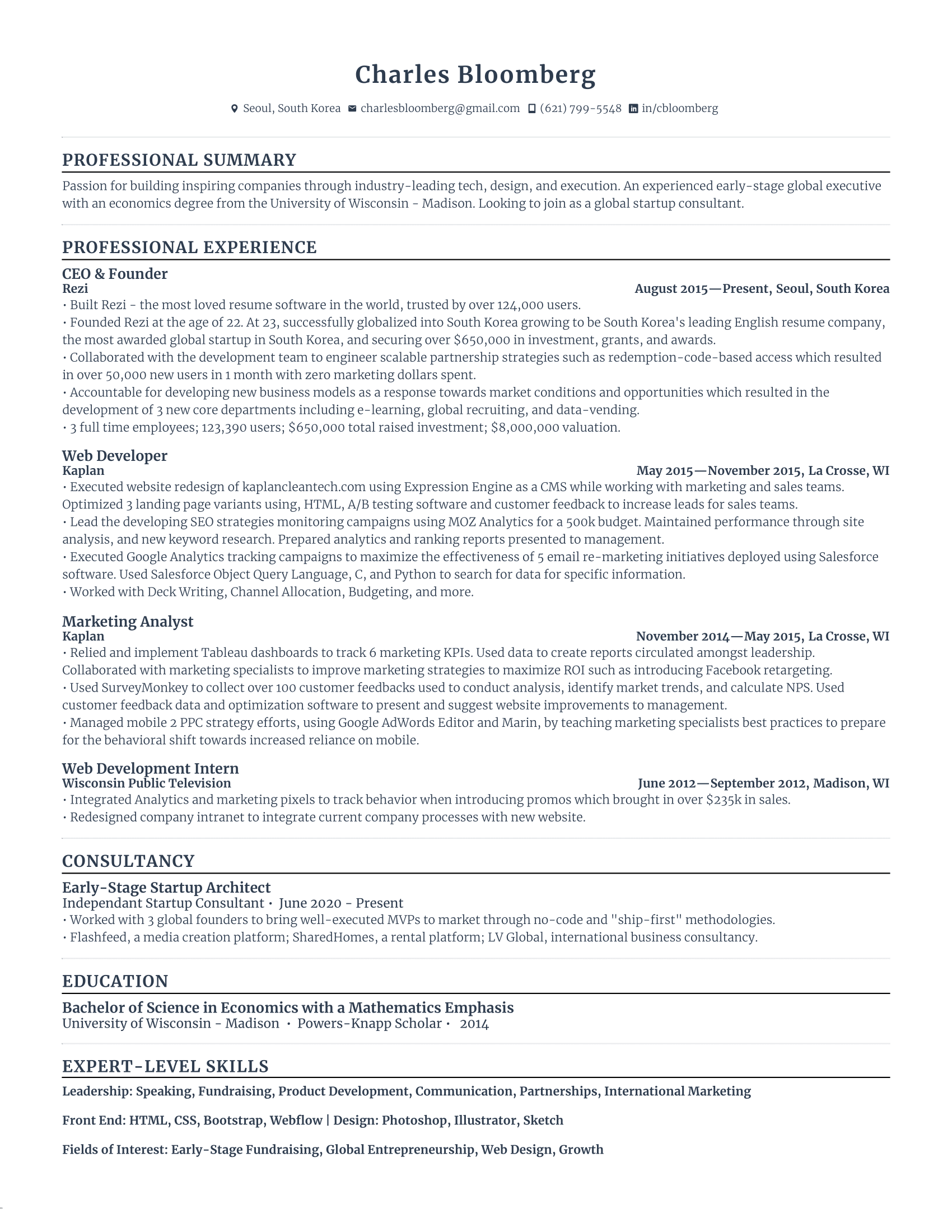 Rezi User Docs - Templates