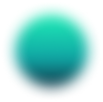 green blurry elipse