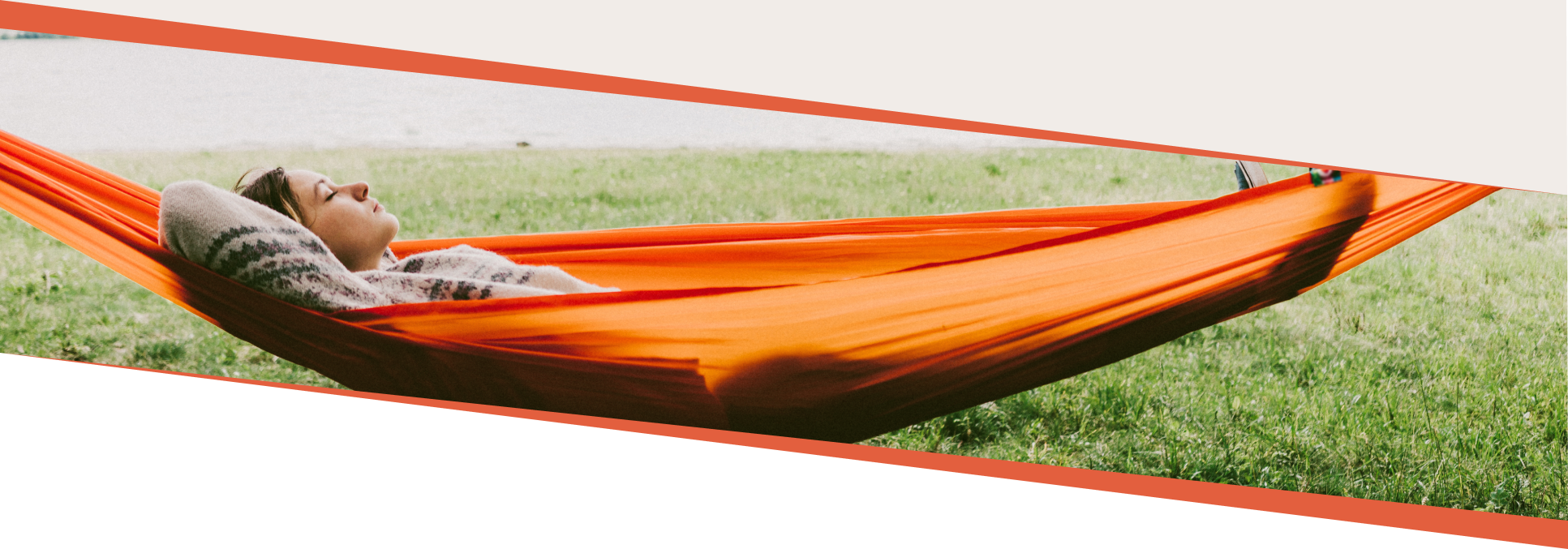 Person in a hammock