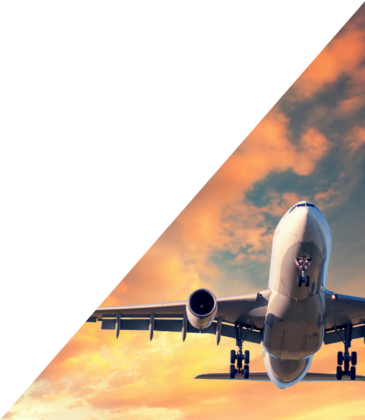 Airplane flying over
