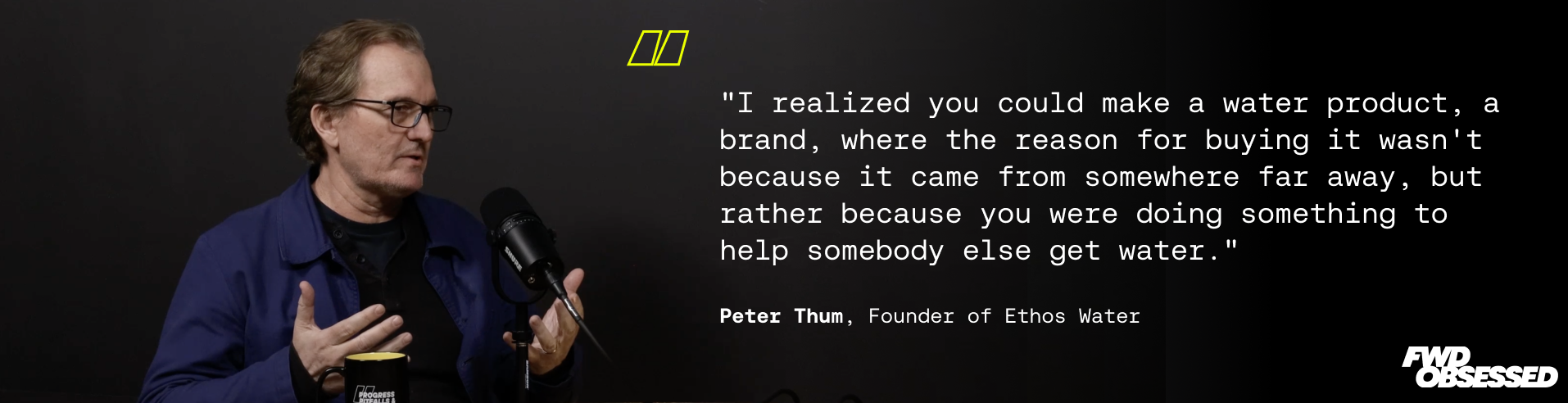 Peter Thum: From Startup To Selling To Starbucks | Forward Obsessed Podcast