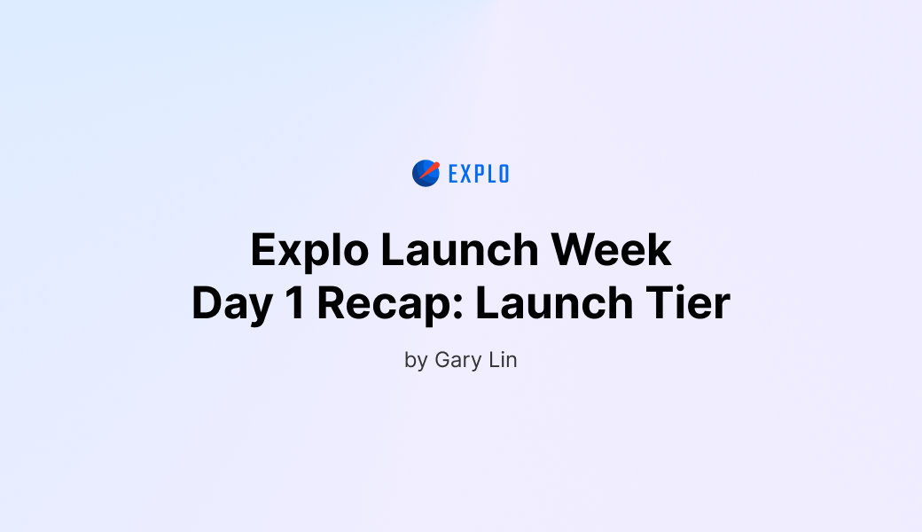 Explo | Introducing: Explo Launch Tier for Internal Business Intelligence