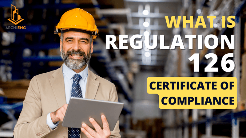 Act 126.pdf Regulation 126 Certificate of Compliance For Proposed Building Work
