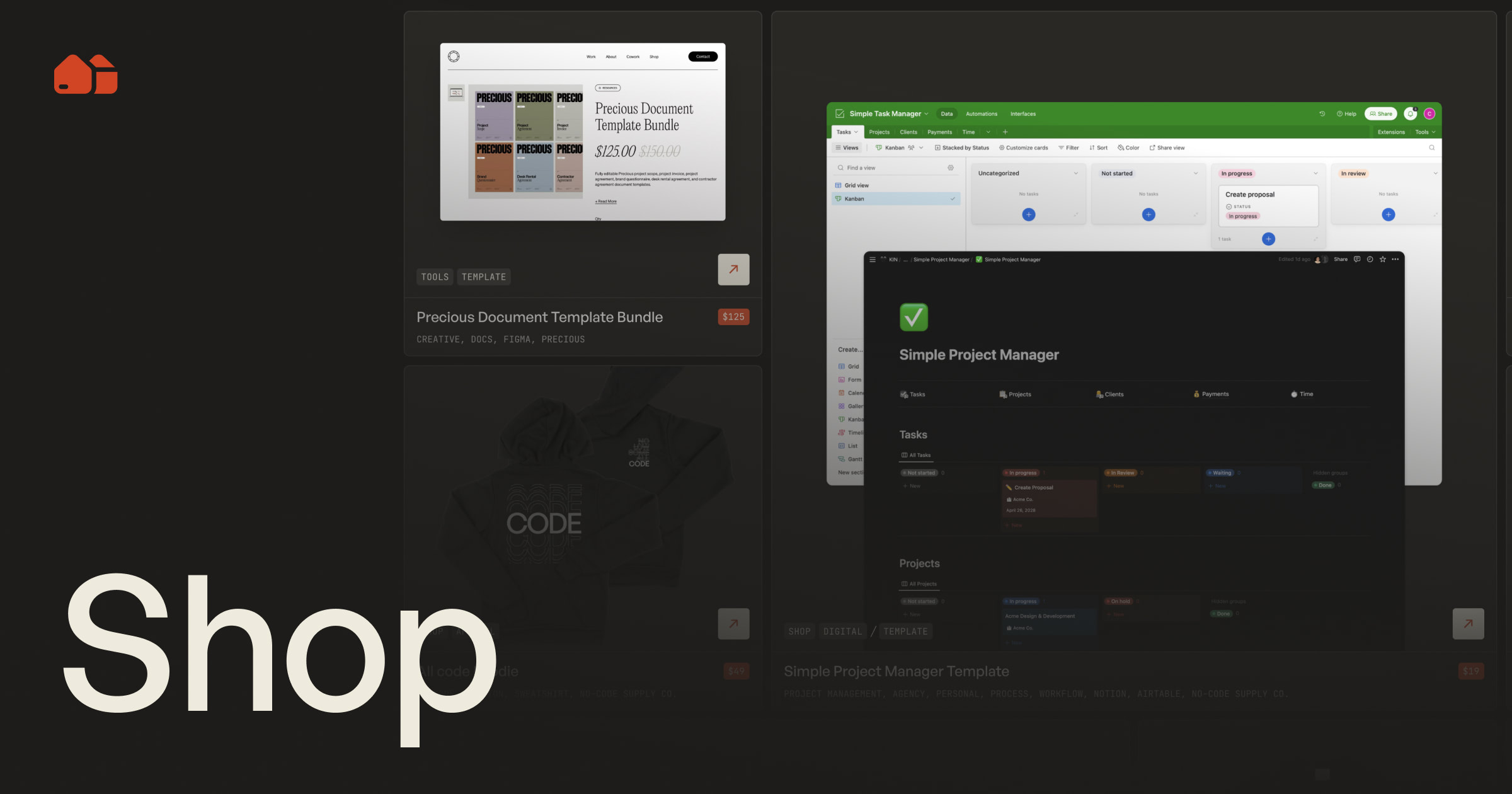 Shop No-Code Supply Co.