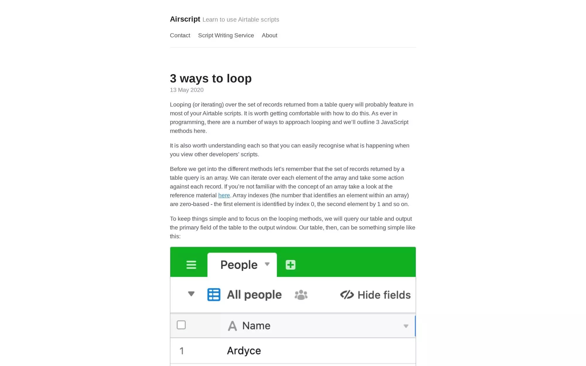 3 Ways to Loop Through Records w/ Airtable Scripts [Tip] NoCode Supply Co.