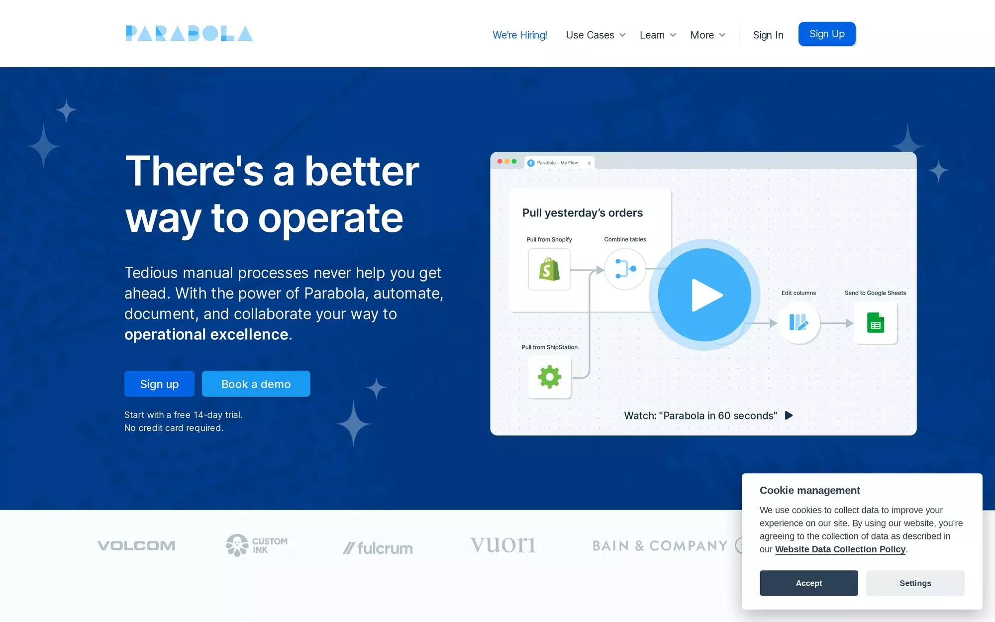 Parabola [App] No-Code Supply Co.