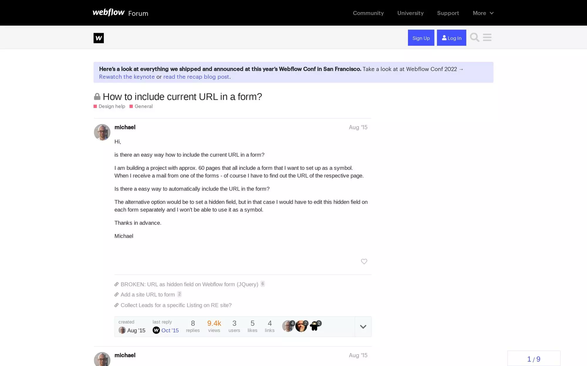 How to include current URL in a form [Tip] No-Code Supply Co.