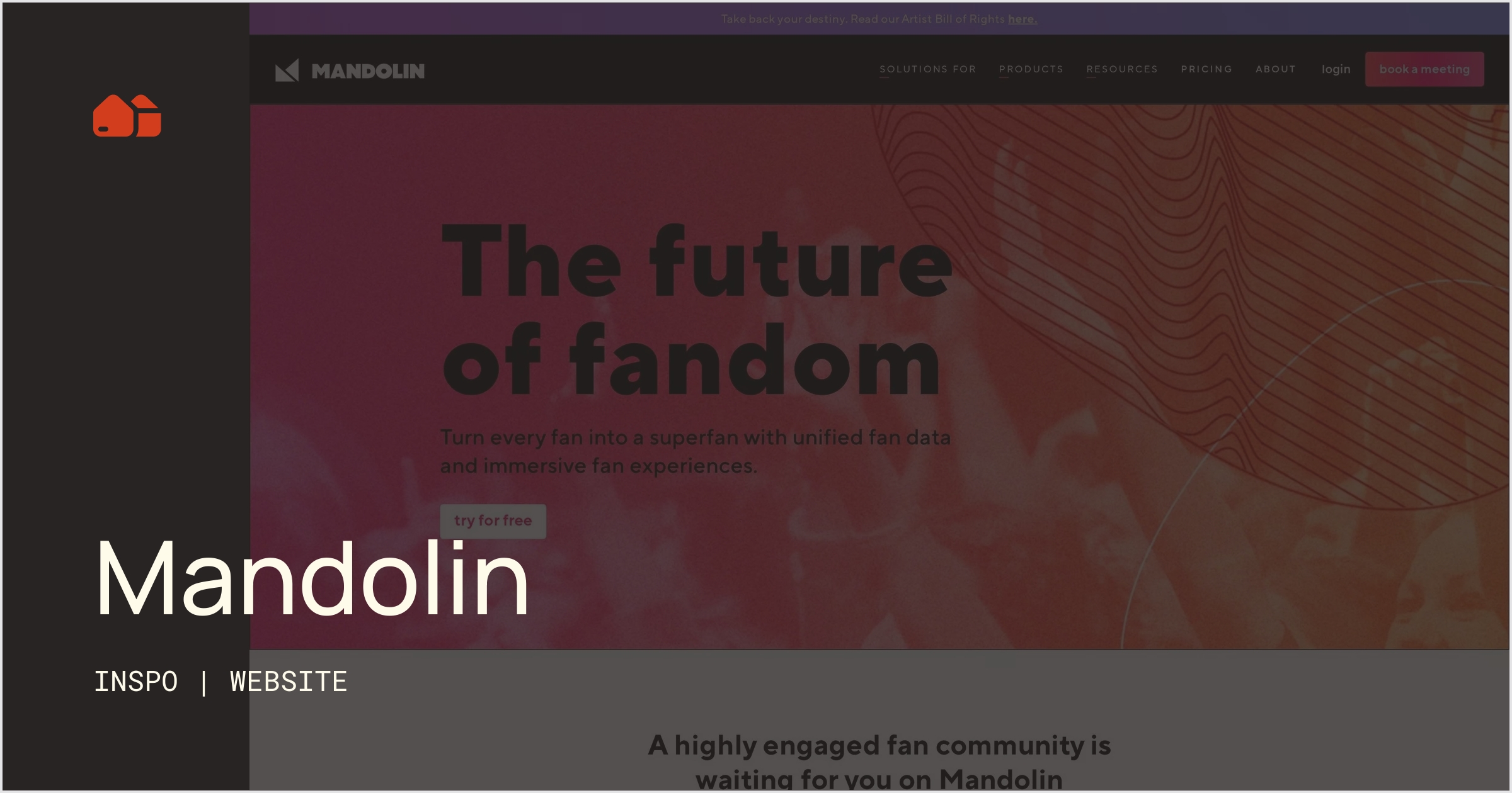 Mandolin [site] NoCode Supply Co.