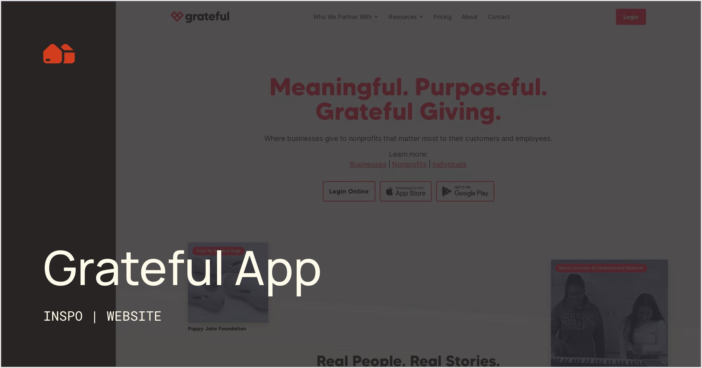 Grateful App [Website] No-Code Supply Co.