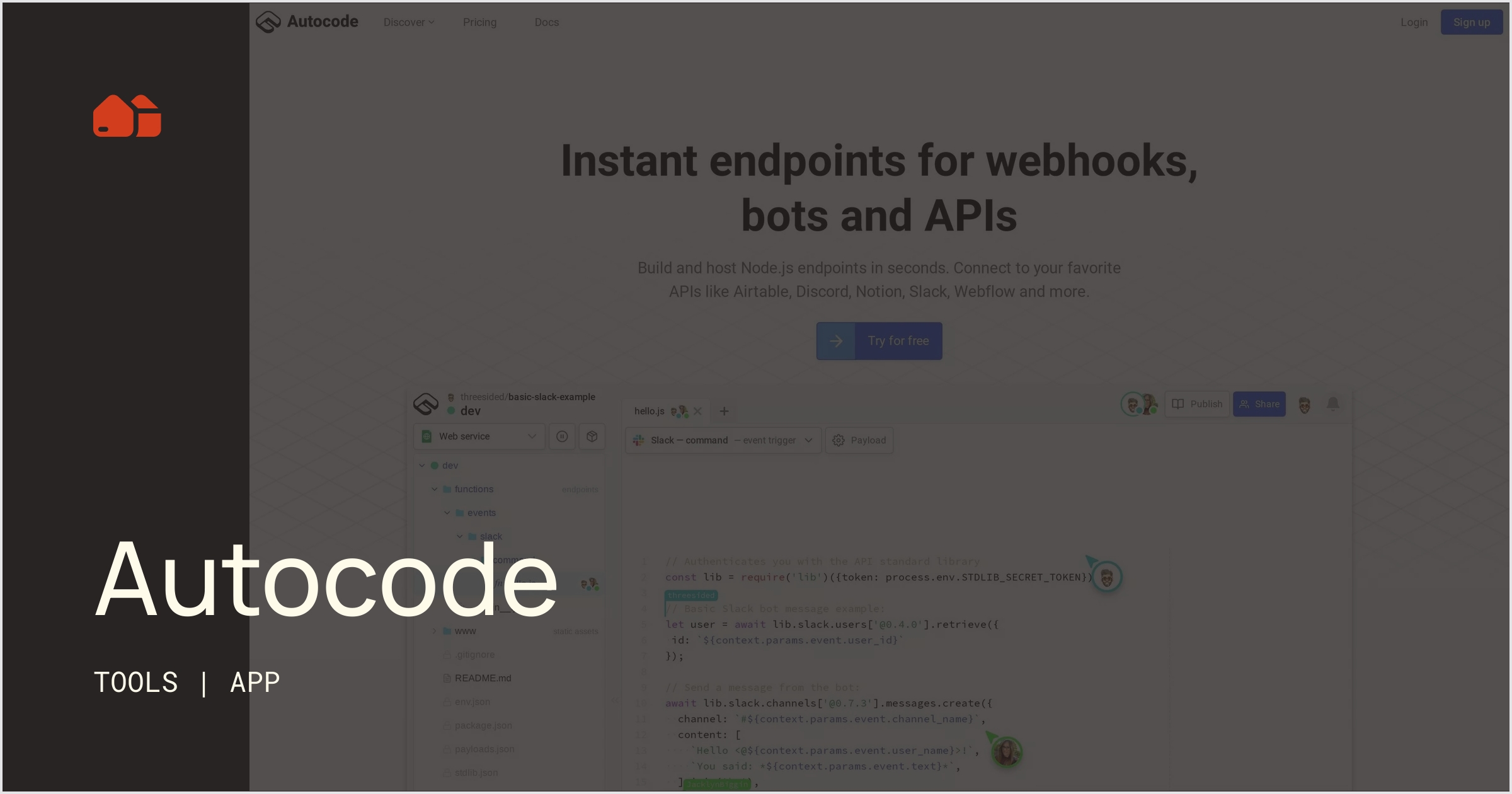 Autocode [App] No-Code Supply Co.
