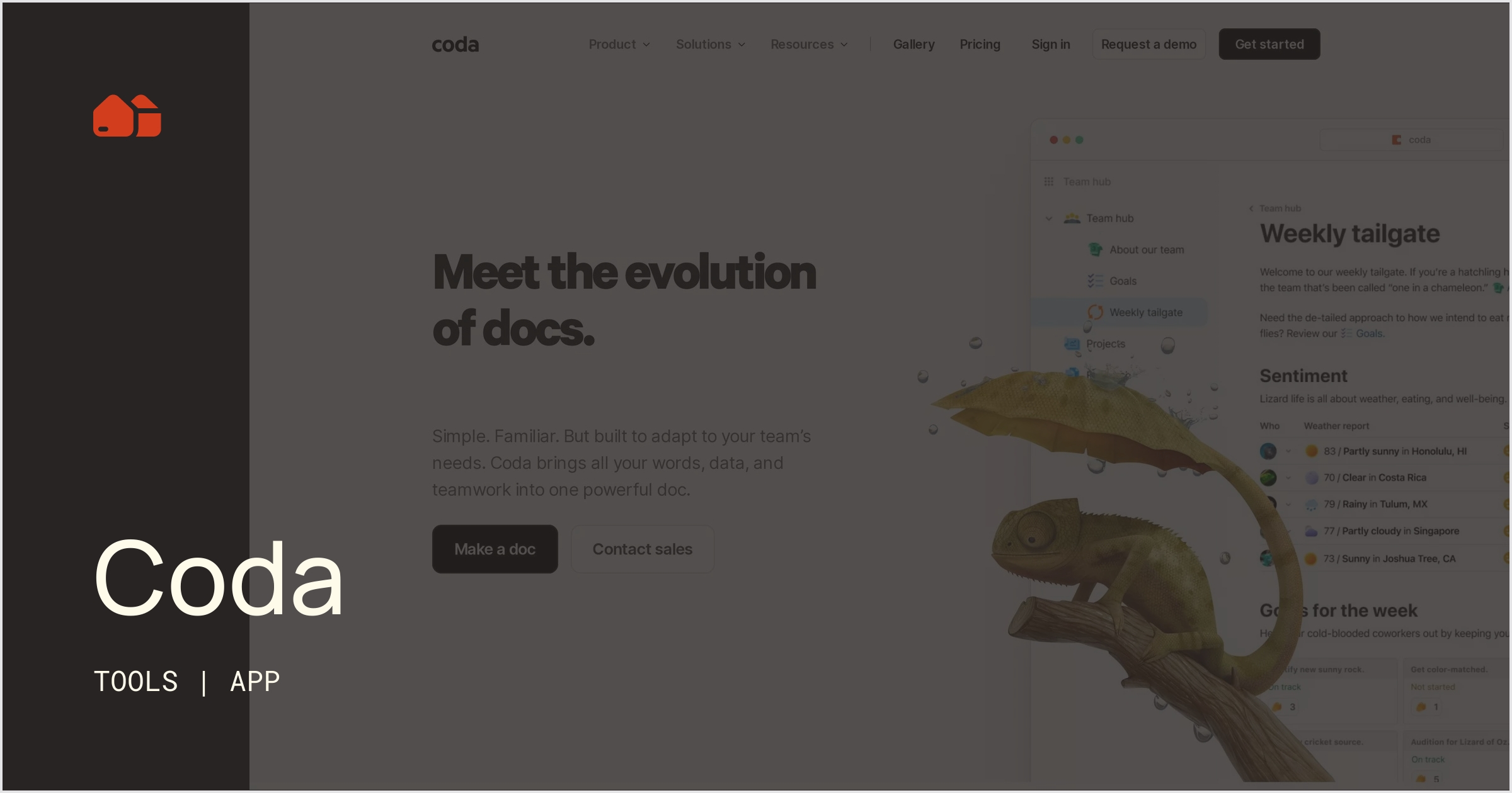Coda [App] No-Code Supply Co.