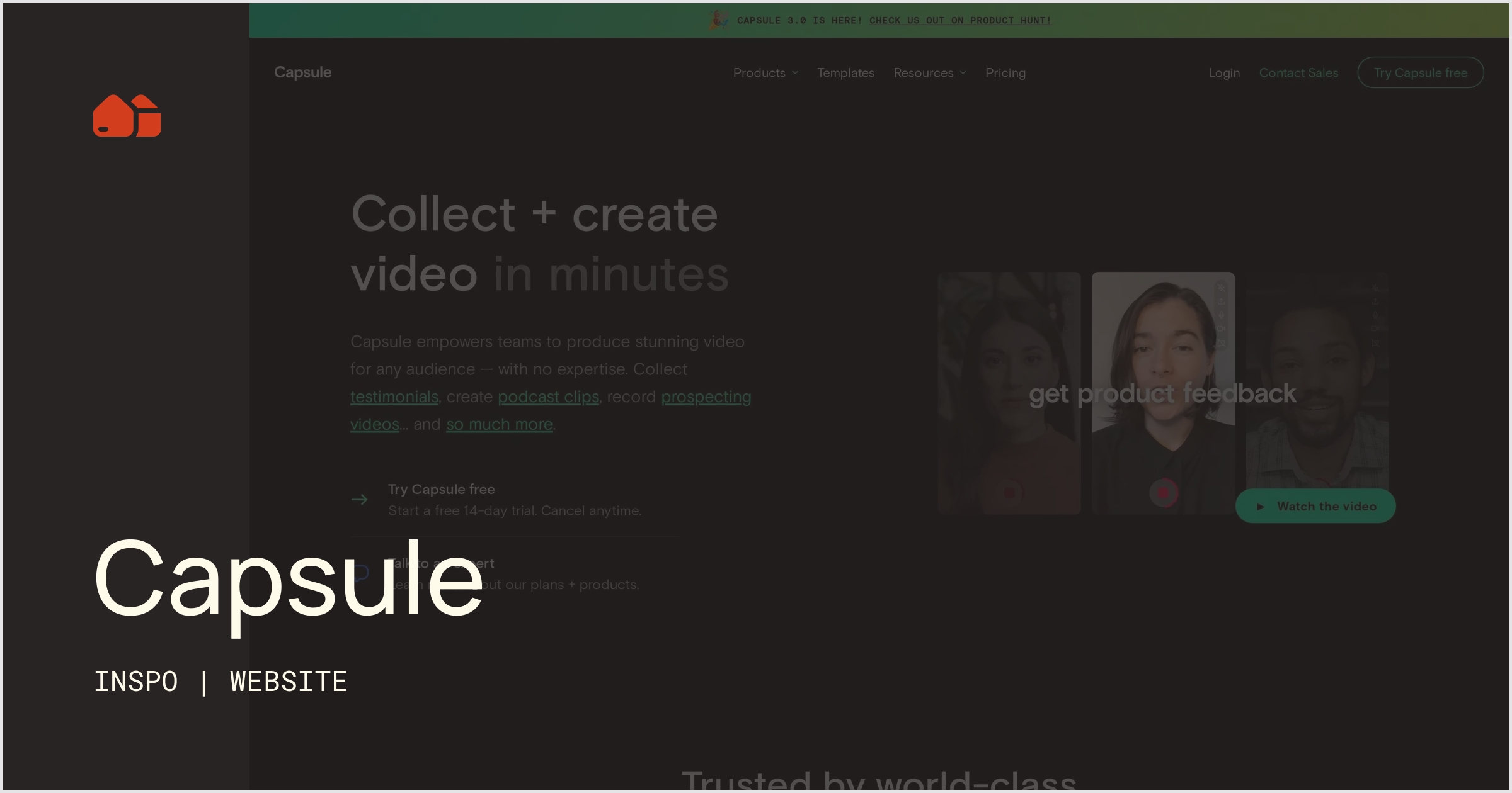 Capsule [Website] No-Code Supply Co.