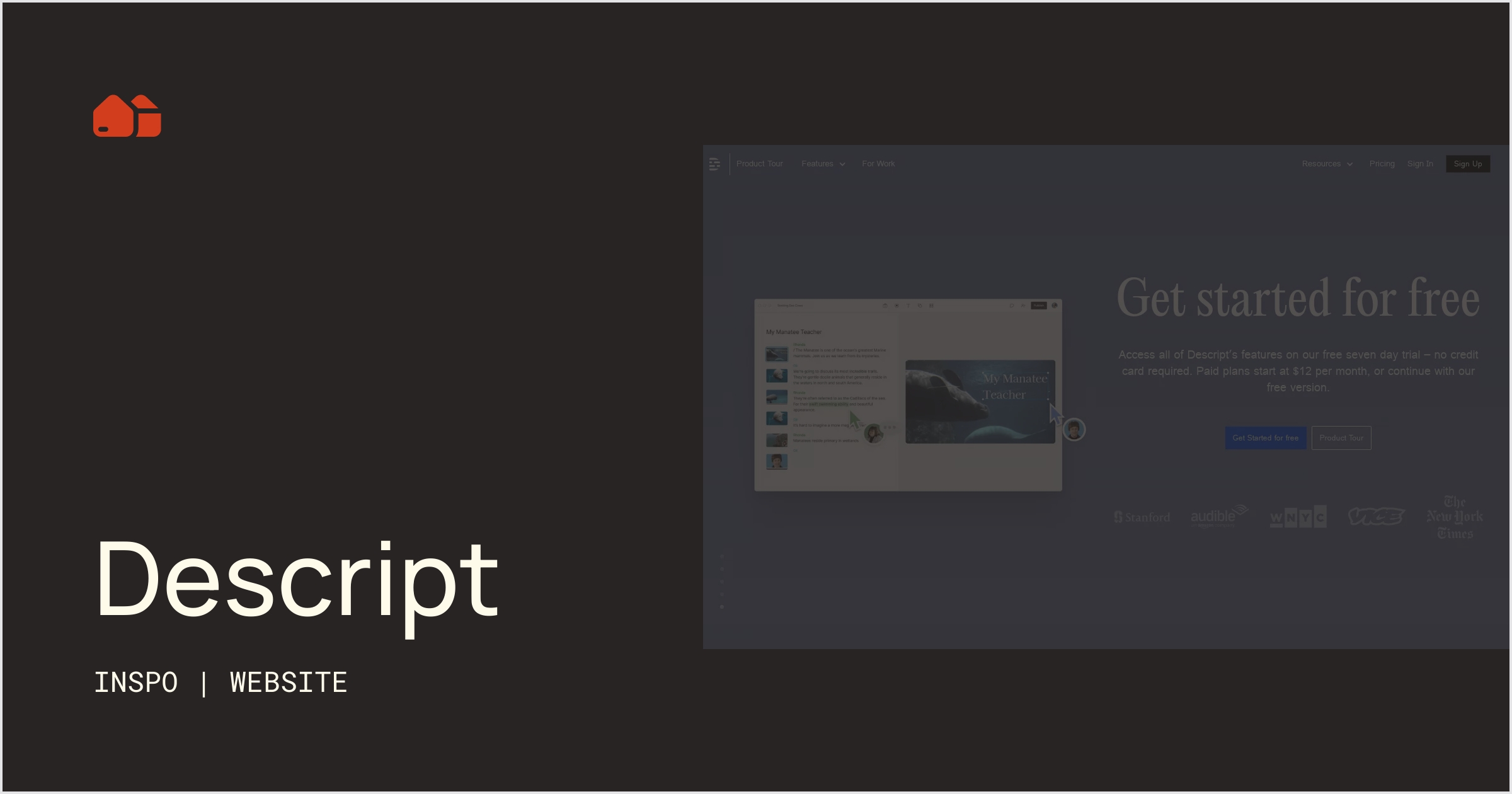 Descript [Website] No-Code Supply Co.