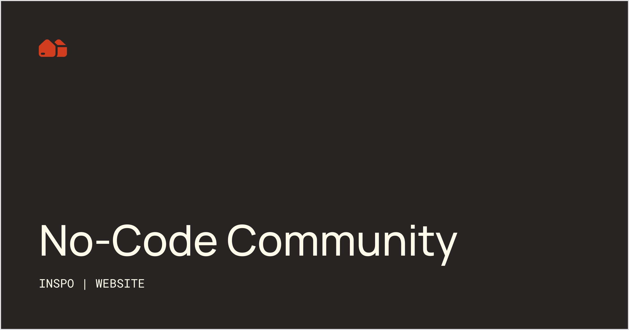 No-Code Community [Website] No-Code Supply Co.