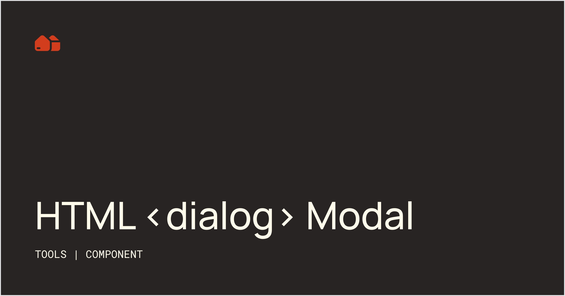 HTML Modal [Component] No-Code Supply Co.
