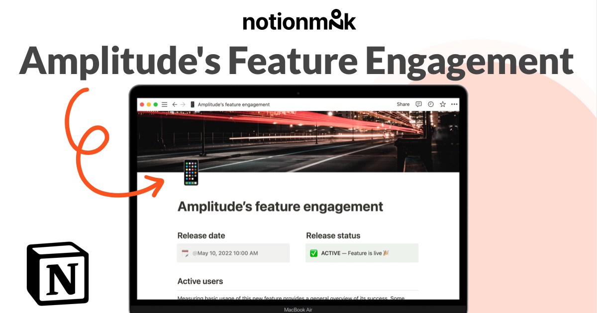 Amplitude's Feature Engagement Template Free from Amplitude