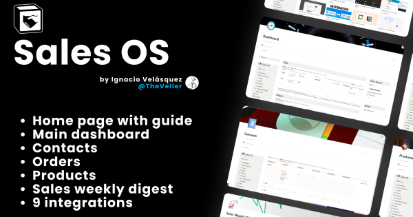 Sales OS: A Free Notion Template by Ignacio Velásquez