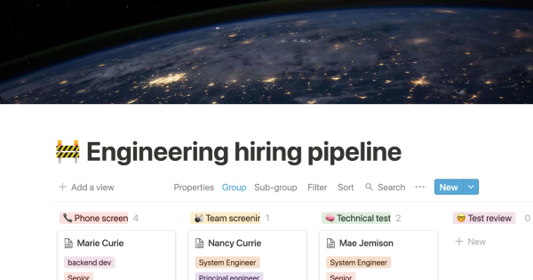 The Top 20+ Engineering Notion templates
