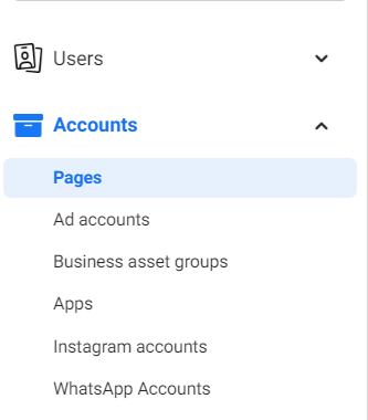 Creating a Page in Business Manager