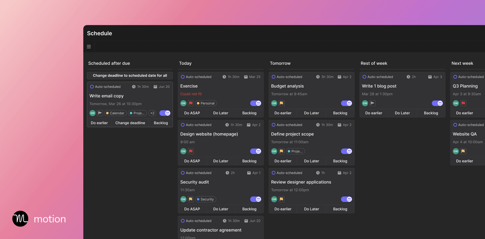 Master Using a Progress Tracker for Project Success | Motion | Motion